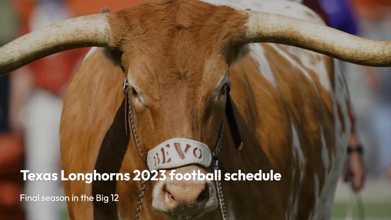 Texas Longhorns 2023 football schedule – KXAN Austin