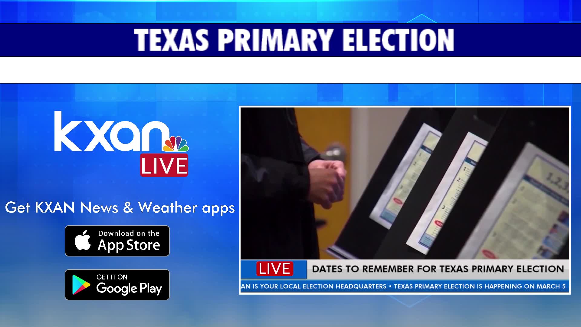 Dates to remember for Texas primary election KXAN Austin