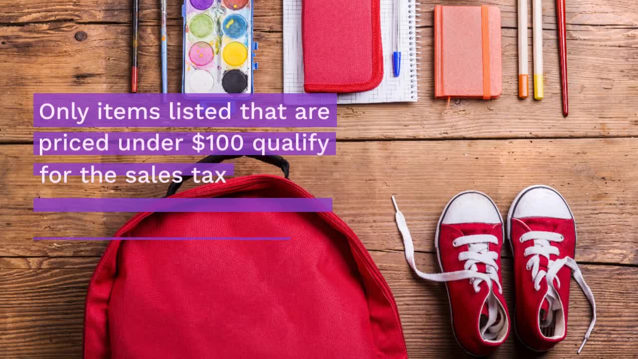 Which school supplies are included in Texas’ sales tax holiday? – KVEO-TV