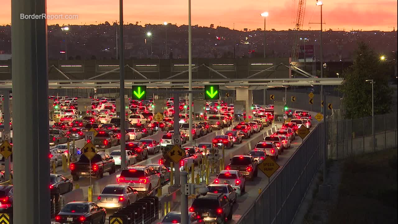 Southbound Waits BorderReport