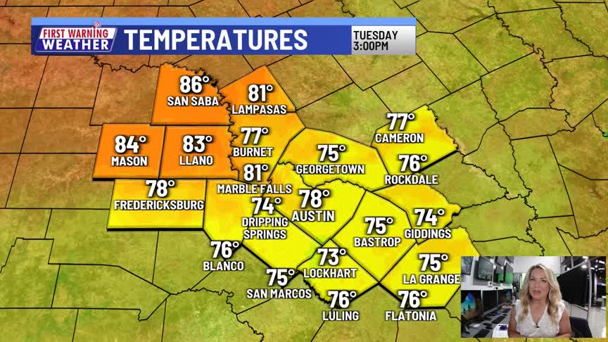 First Warning Forecast Update – KXAN Austin