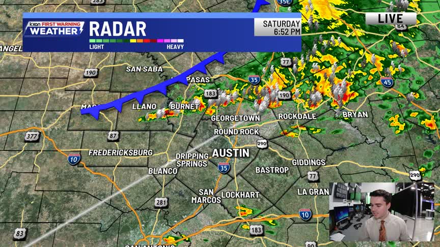 Strong thunderstorms continue to move through Central Texas this ...