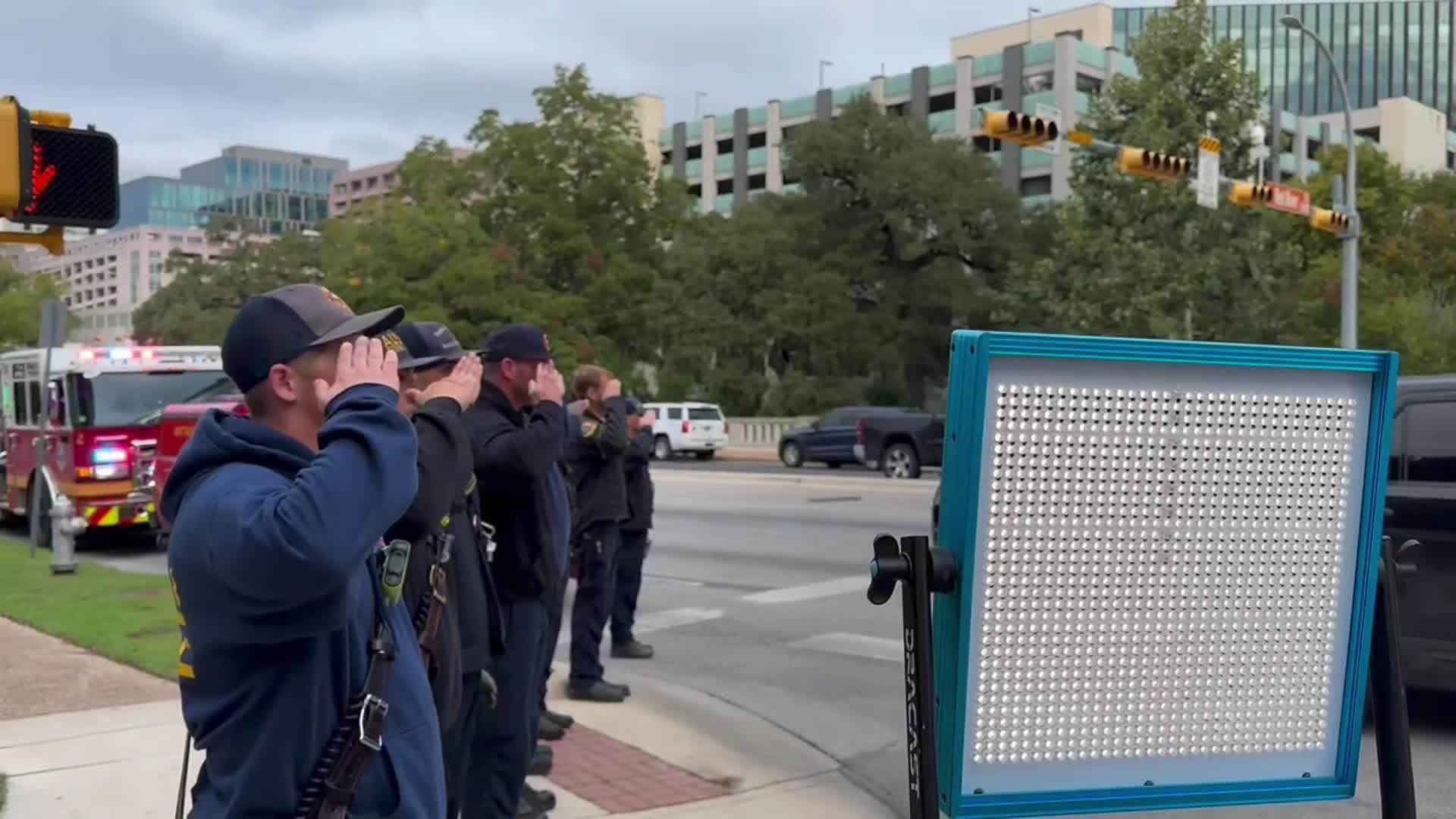 Procession for Austin Police officer killed in line of duty – KXAN Austin