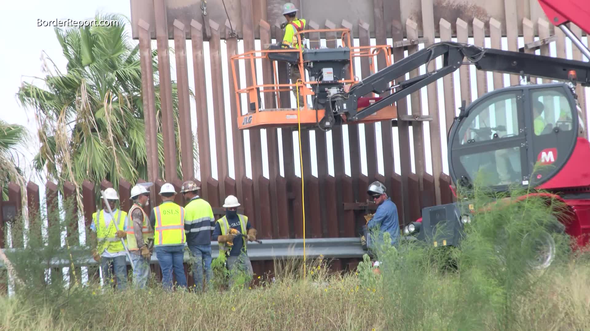 New border wall going up in Mission Texas – BorderReport
