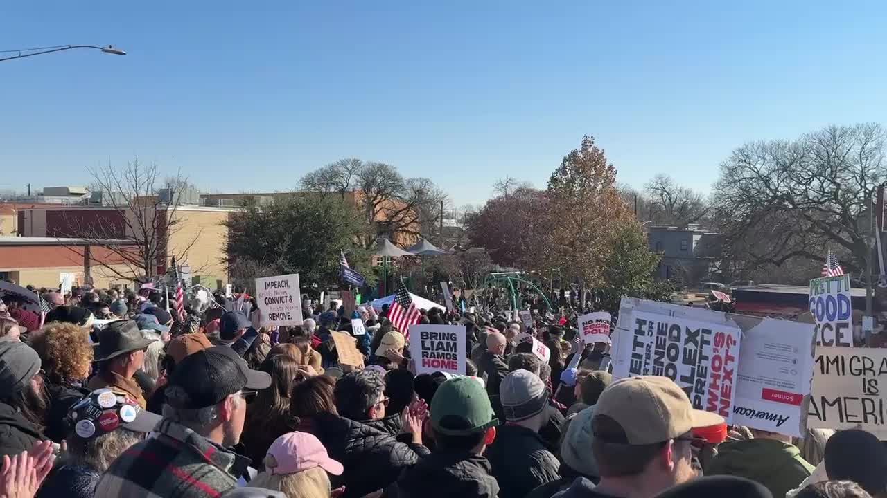 Stop ICE Rally in Austin Jan. 31, 2026 – KXAN Austin