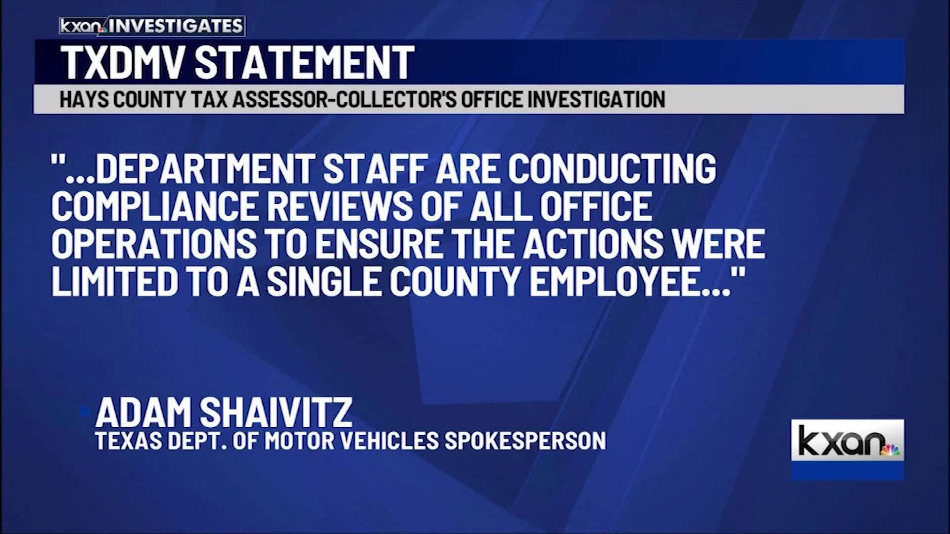 Exclusive Hays County Tax employee arrested for selling license plates