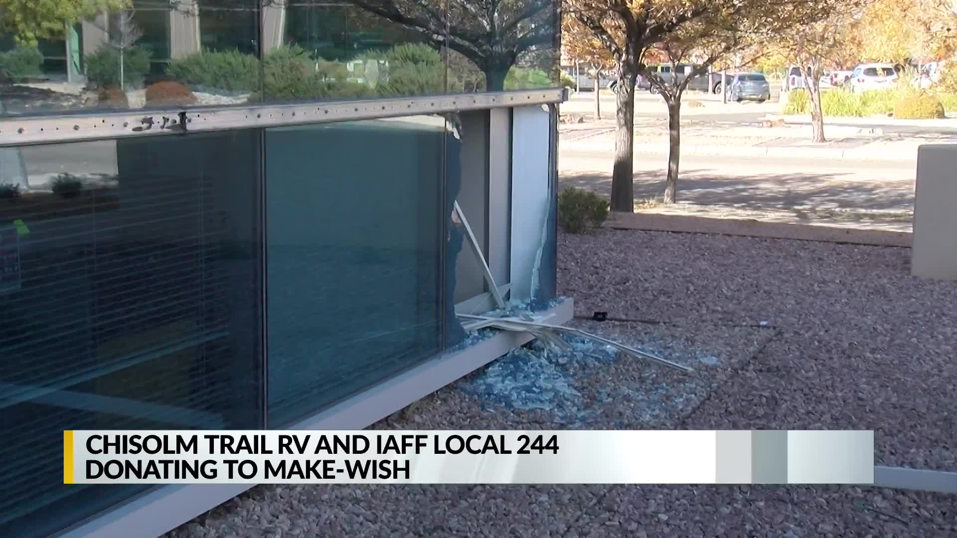 Chisolm Trail RV, local firefighter union donate funds to MakeAWish