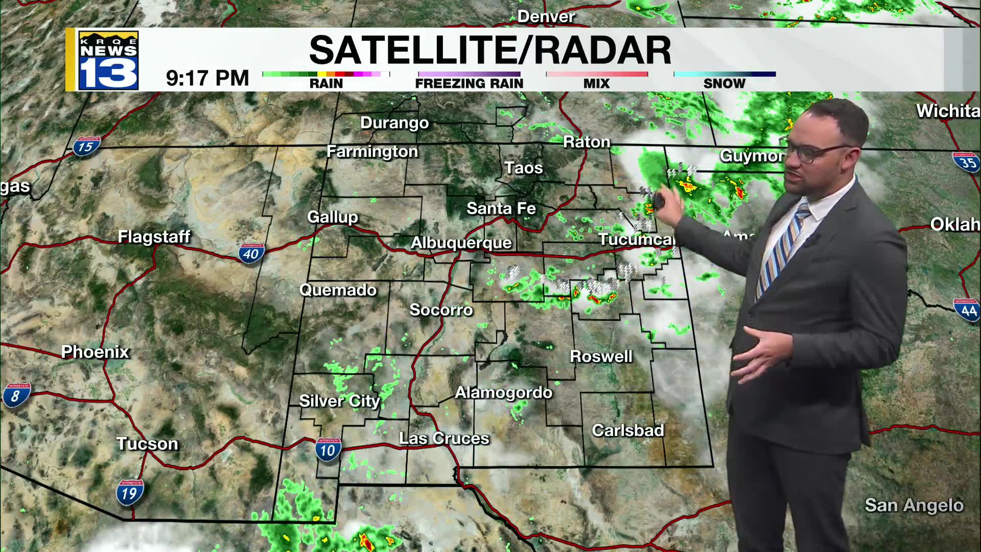 More showers and storms move into parts of New Mexico this weekend ...