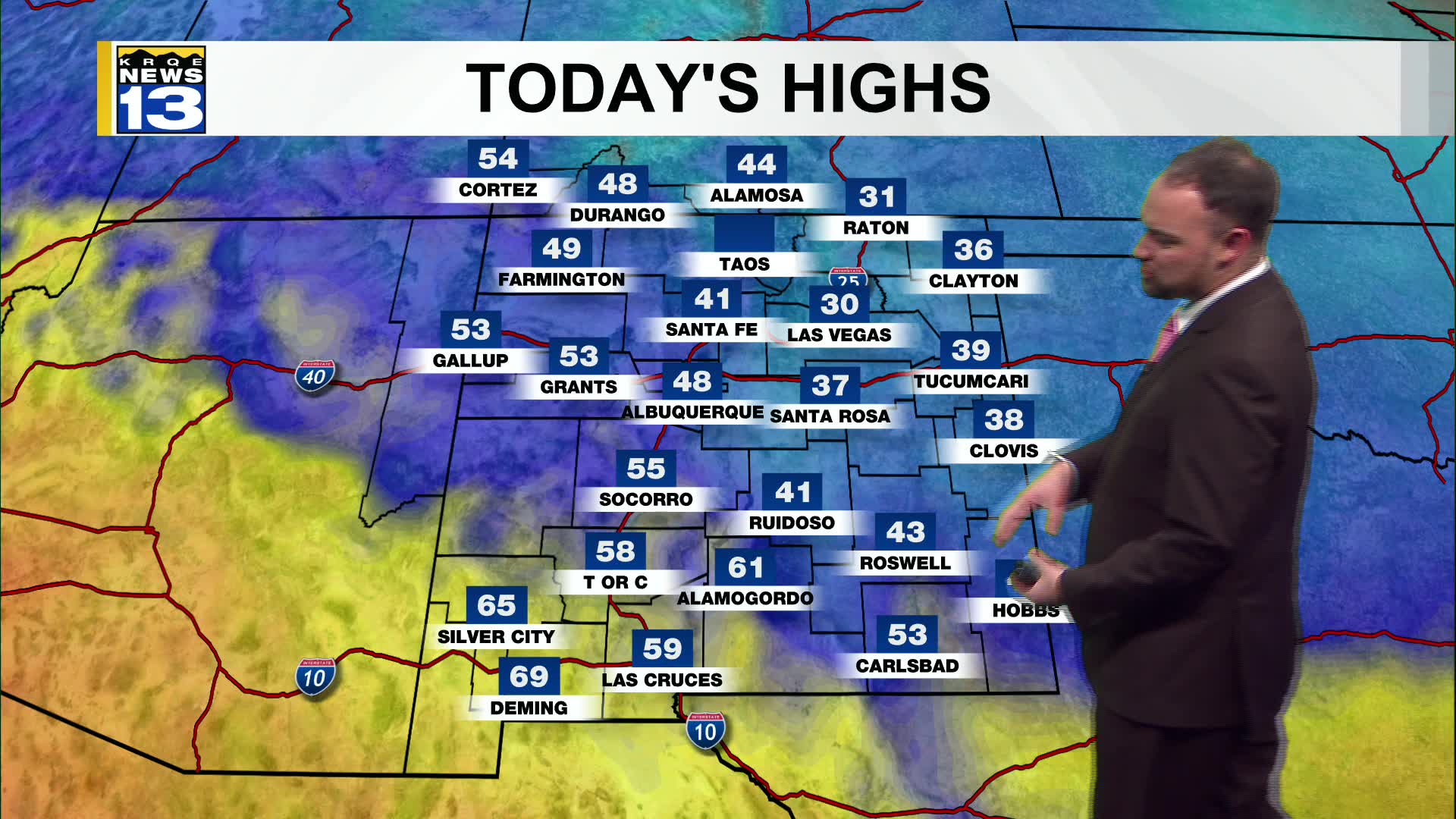 Calm and mild conditions through the middle of the week – KRQE NEWS 13 ...