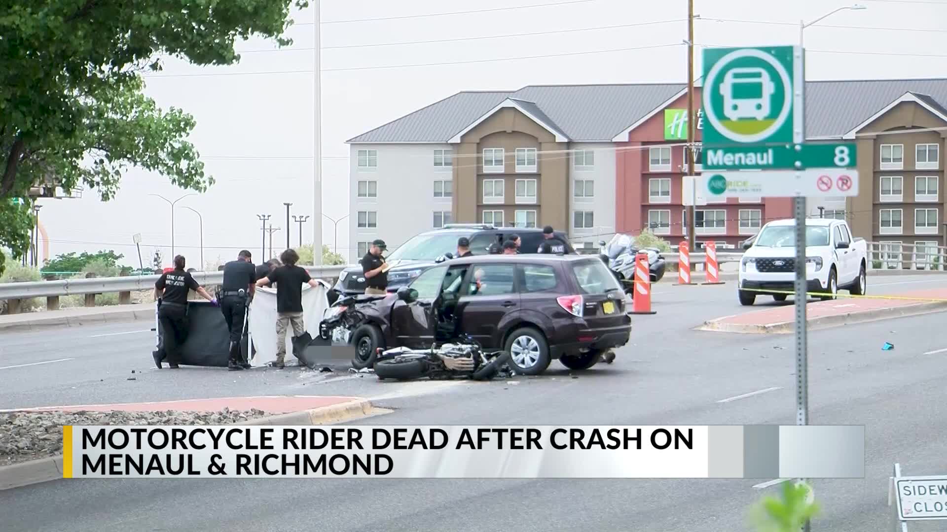 Motorcycle rider killed in crash in northeast Albuquerque – KRQE NEWS ...