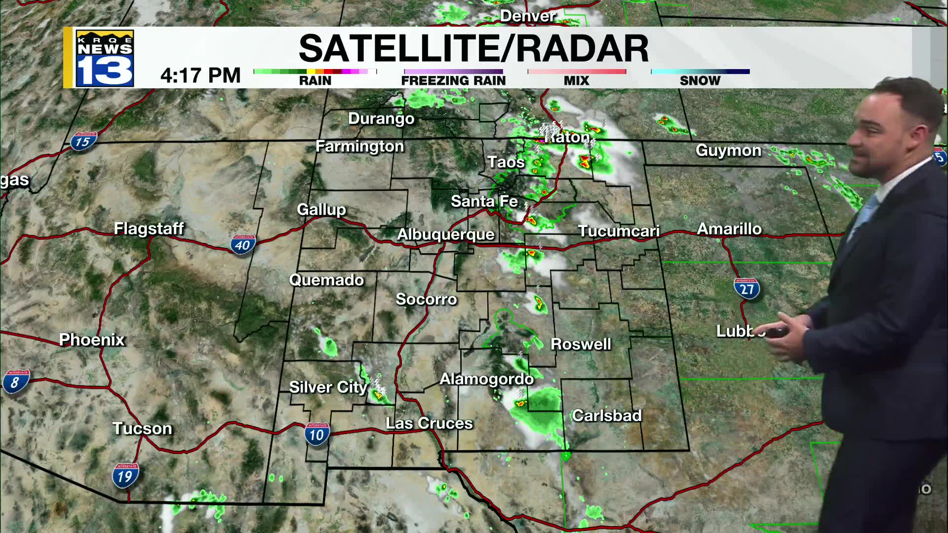 Showers and storms bring flooding concerns into the weekend – KRQE NEWS ...