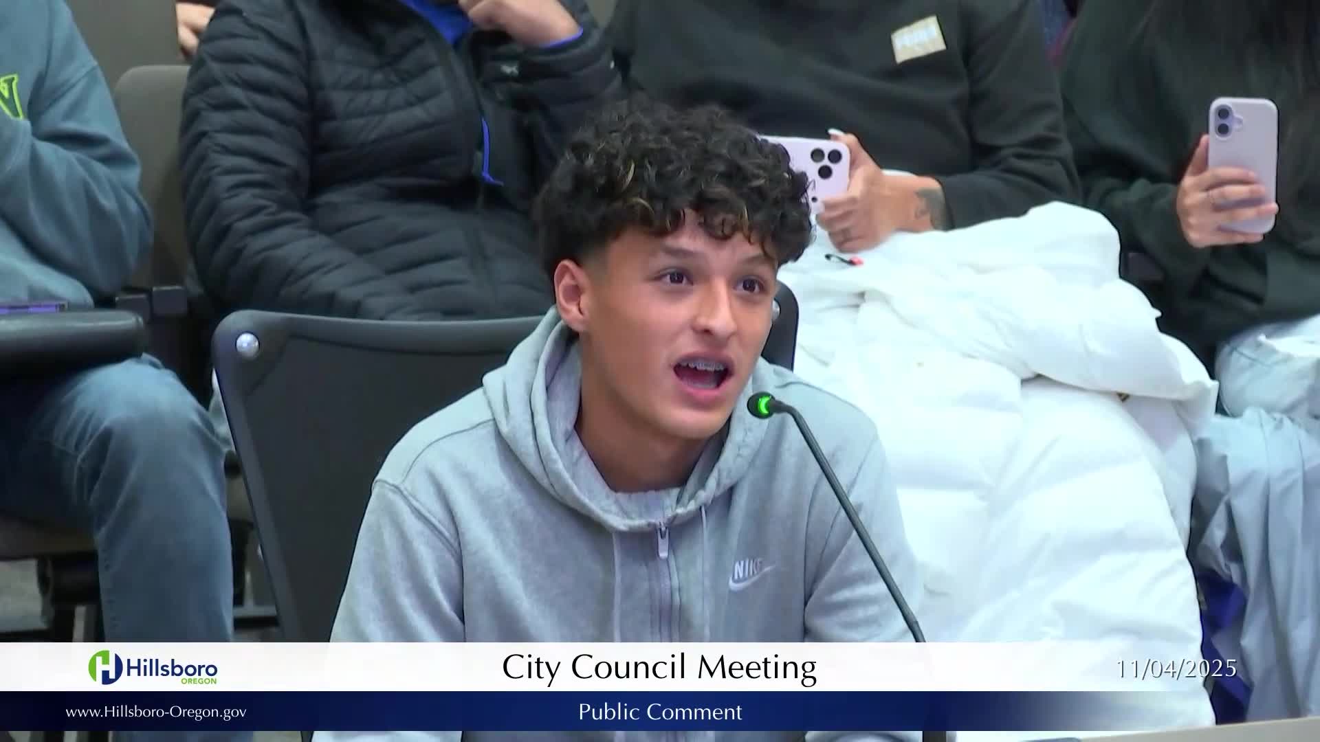 Hillsboro Teen S Plea During City Council Testimony Goes Viral Koin