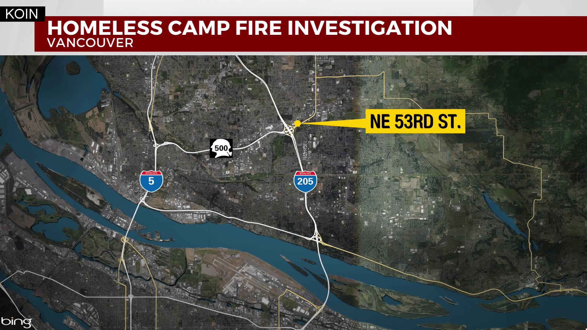 One suffers burns when Vancouver encampment goes up in flames – KOIN.com