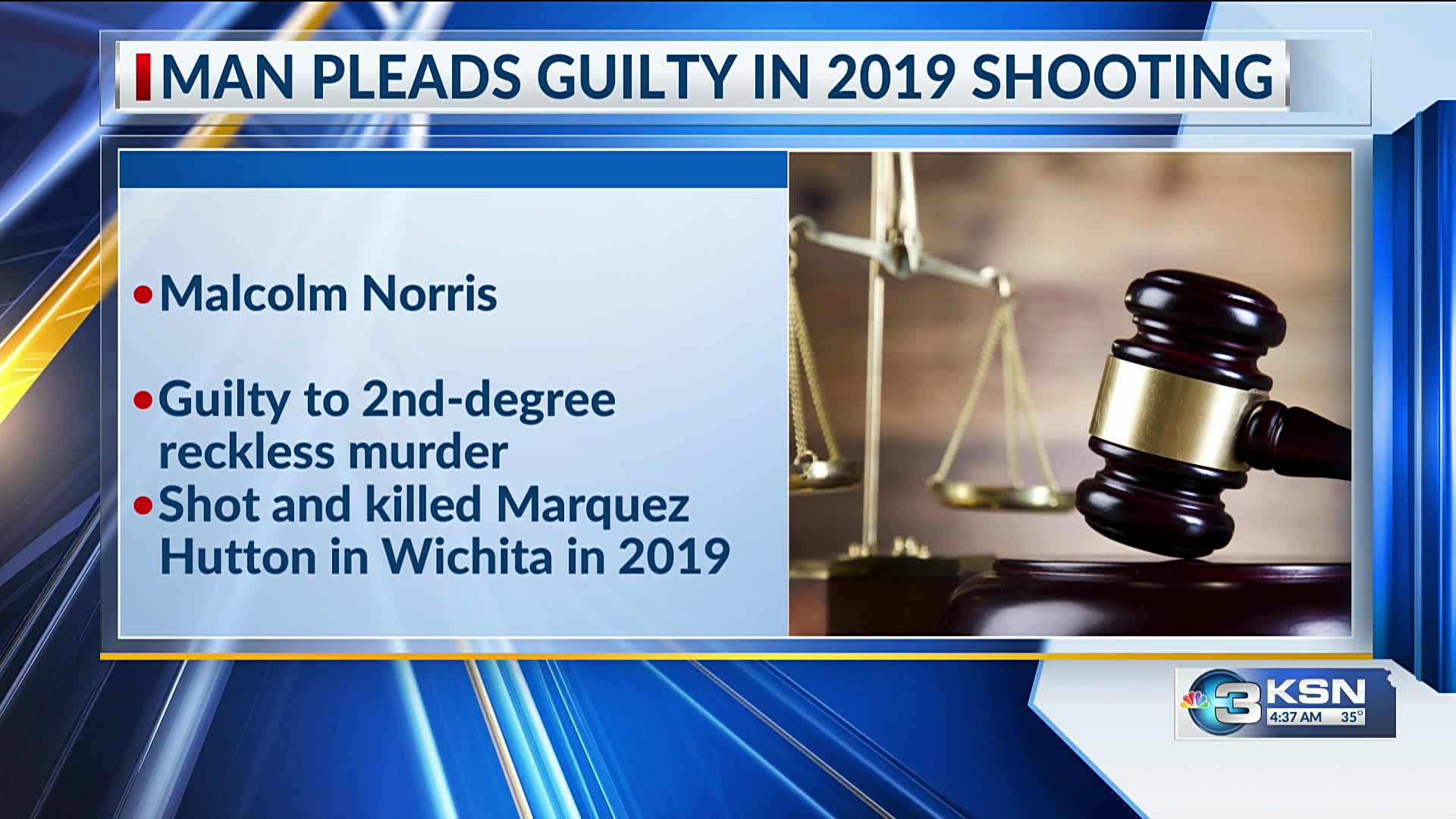 Man pleads guilty in 2019 deadly Wichita drive-by shooting – KSN-TV