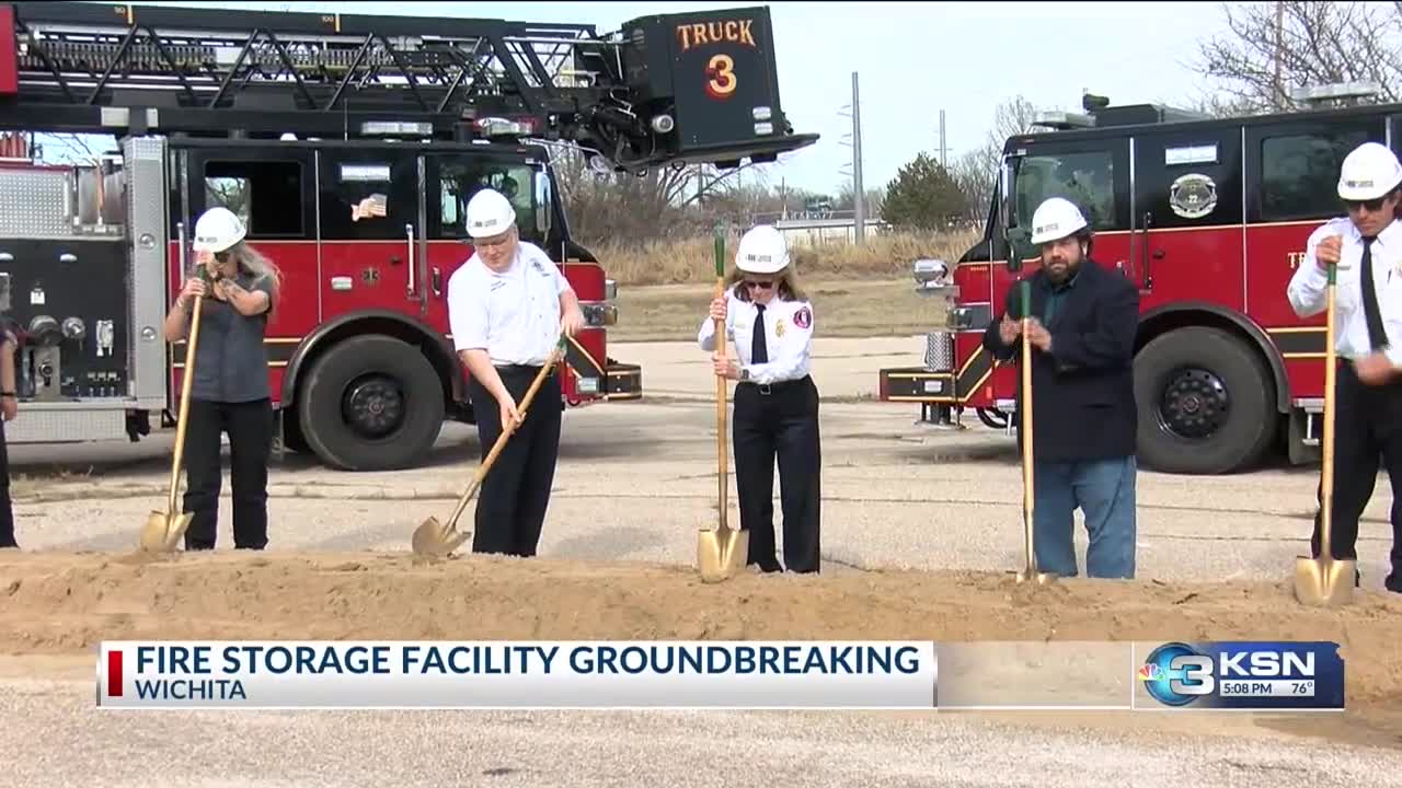 Wichita Fire Rv Wichita Fire Department breaks ground on new storage facility – KSN-TV
