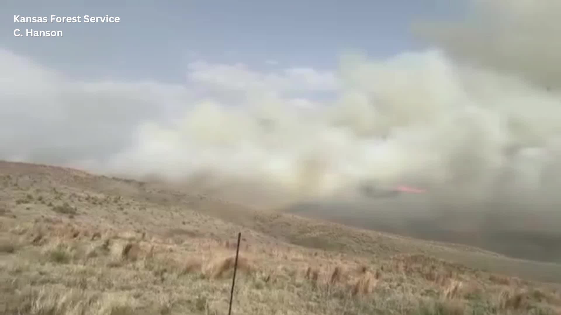 Herman Ranch Fire Herman Ranch Fire in Clark County on May 18, 2026 (Courtesy: C. Hanson ...