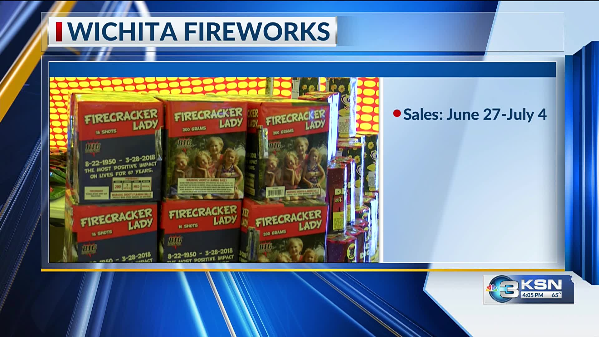 Wichita firework sales start Saturday