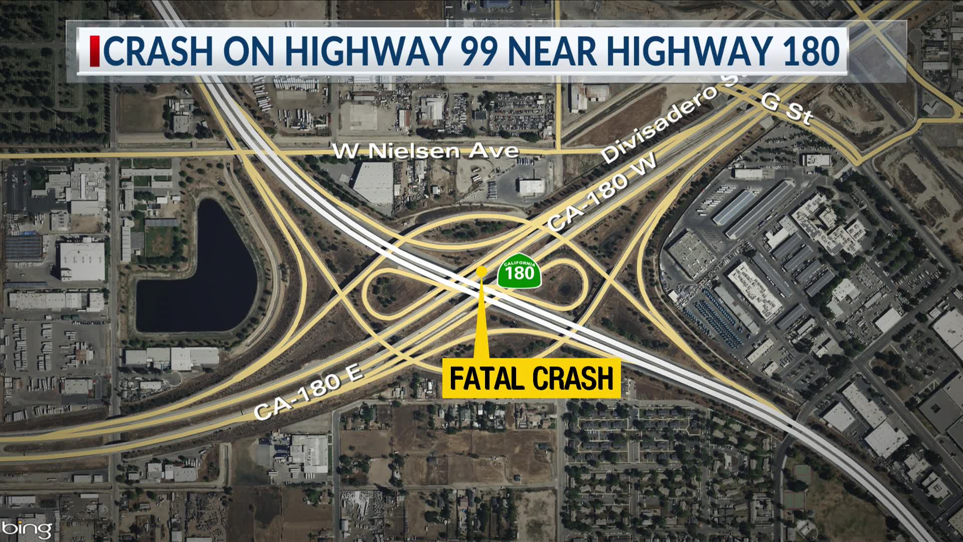 Nissan driver killed in Fresno crash after hitting pole on Highway 99 ...