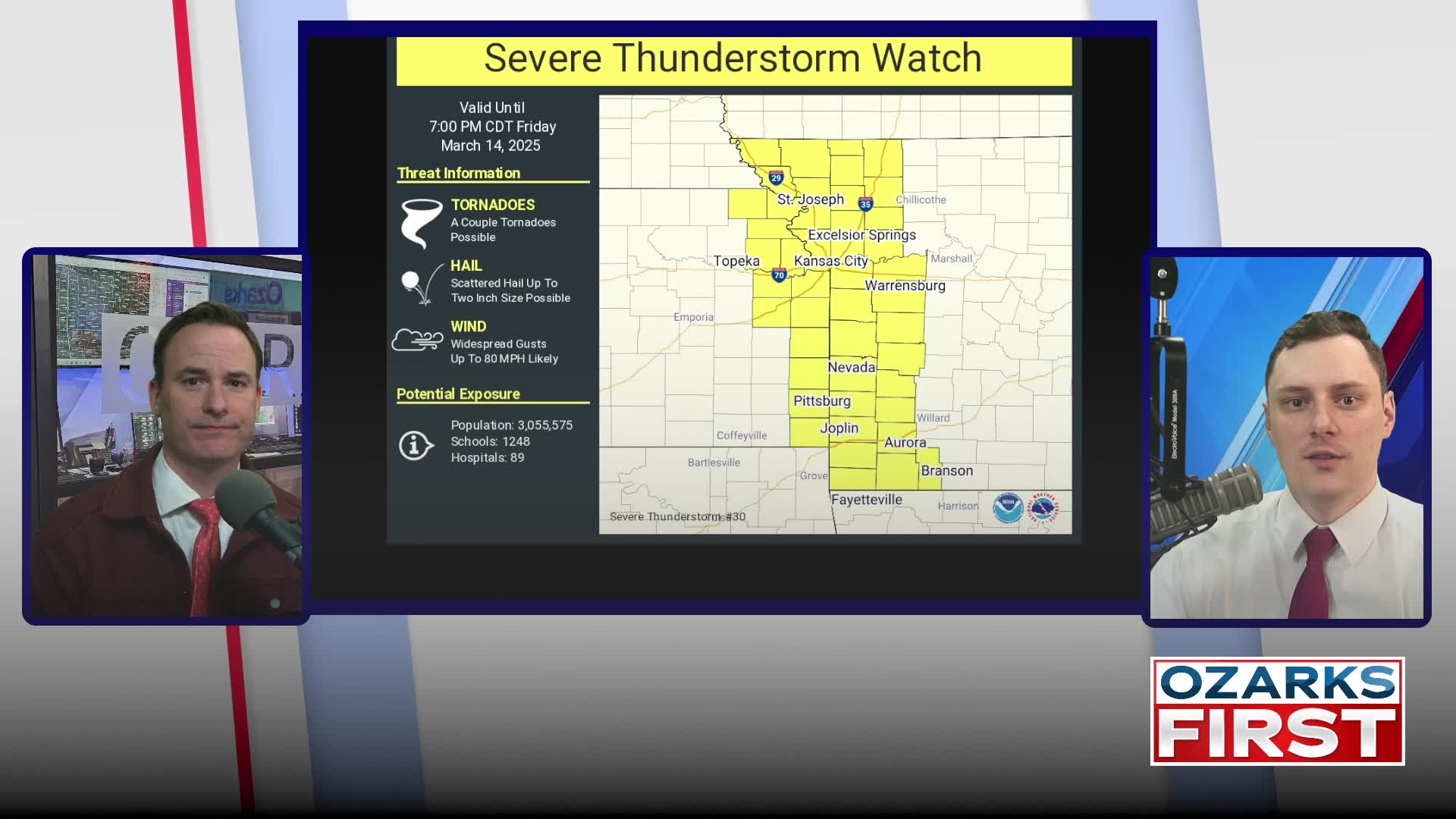 Severe Weather Update – KOLR – OzarksFirst.com
