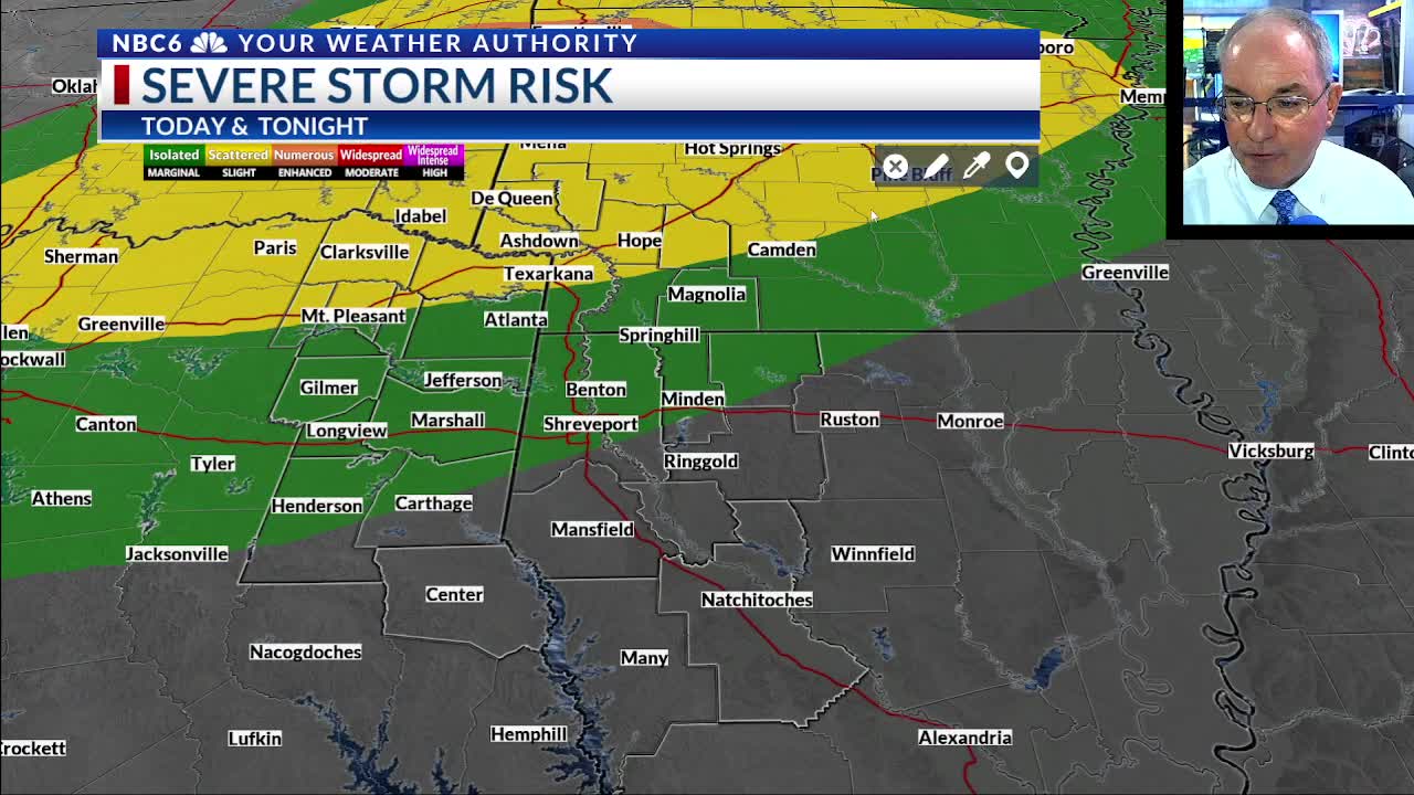 Cold front brings threat of severe storms – KTALnews.com