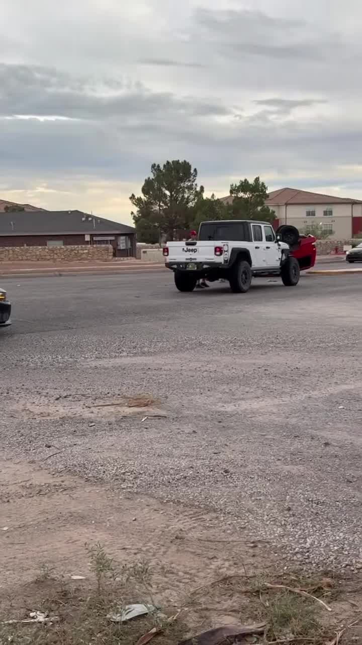 Three people injured after rollover crash in East El Paso – KTSM 9 News