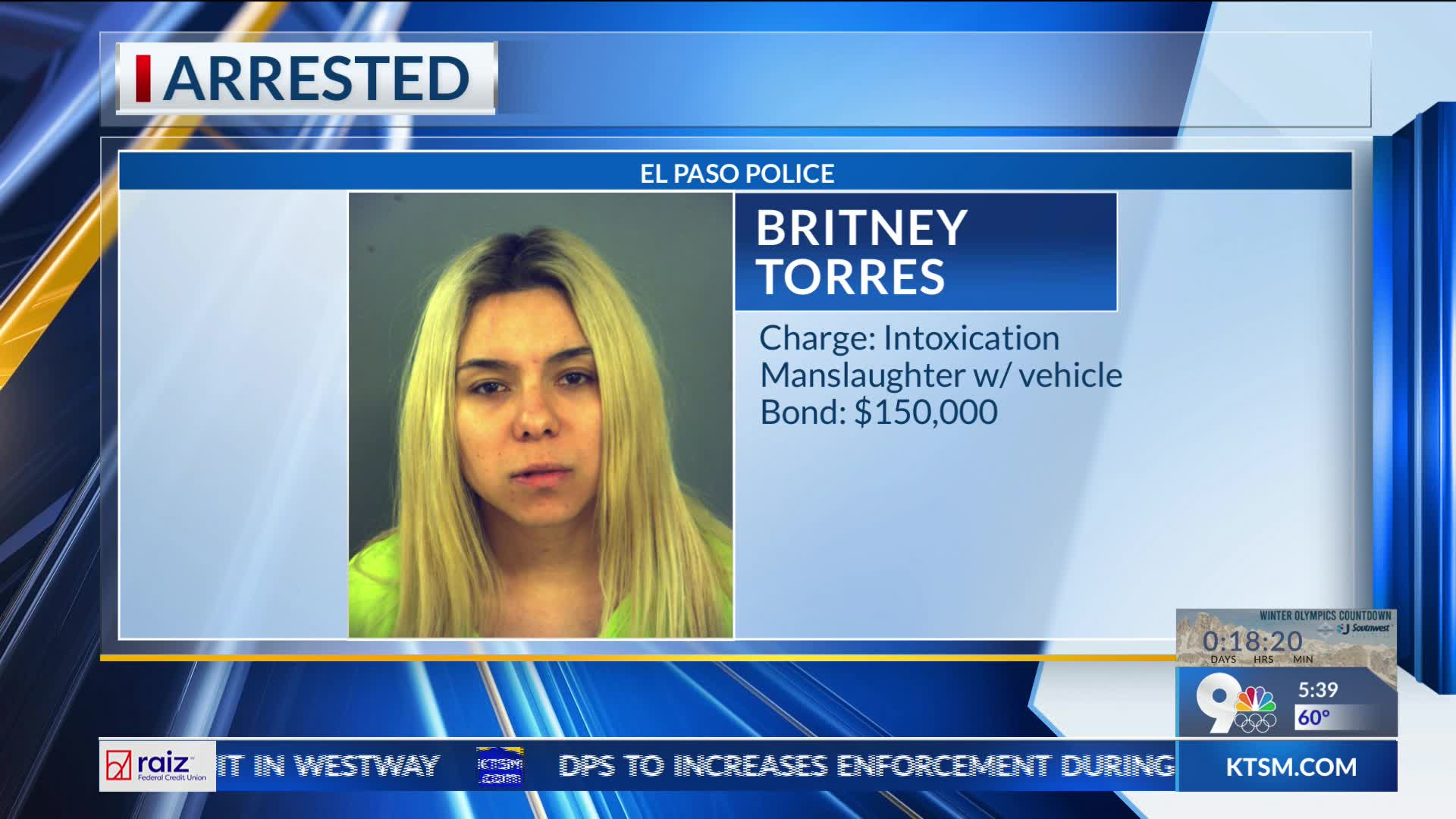 Woman charged with manslaughter after wrong-way crash in West El Paso ...