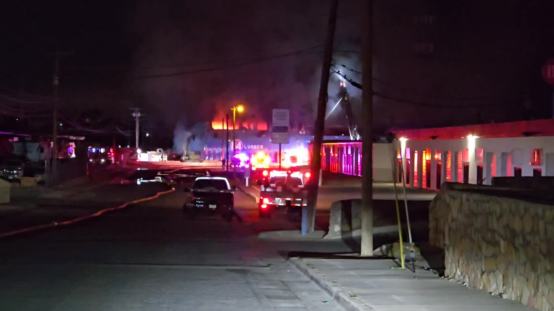 Fire crews put out fire at lumber yard – KTSM 9 News