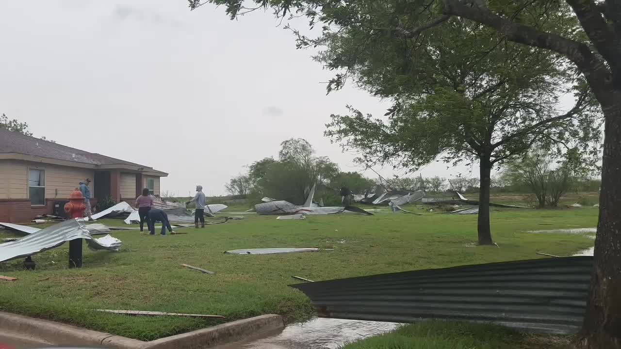 Raymondville Weather Damage 3 KVEOTV