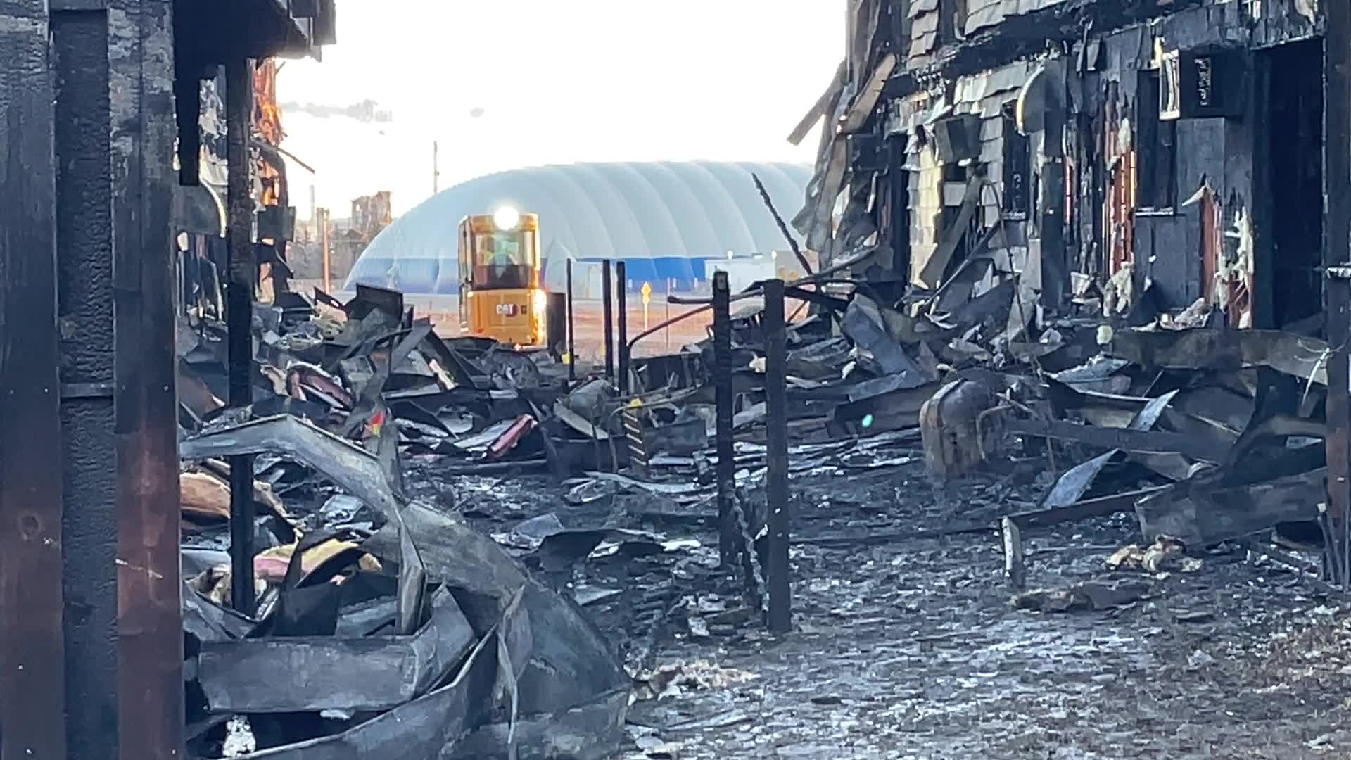 Mandan Sundown Apartments Fire Damage KX NEWS