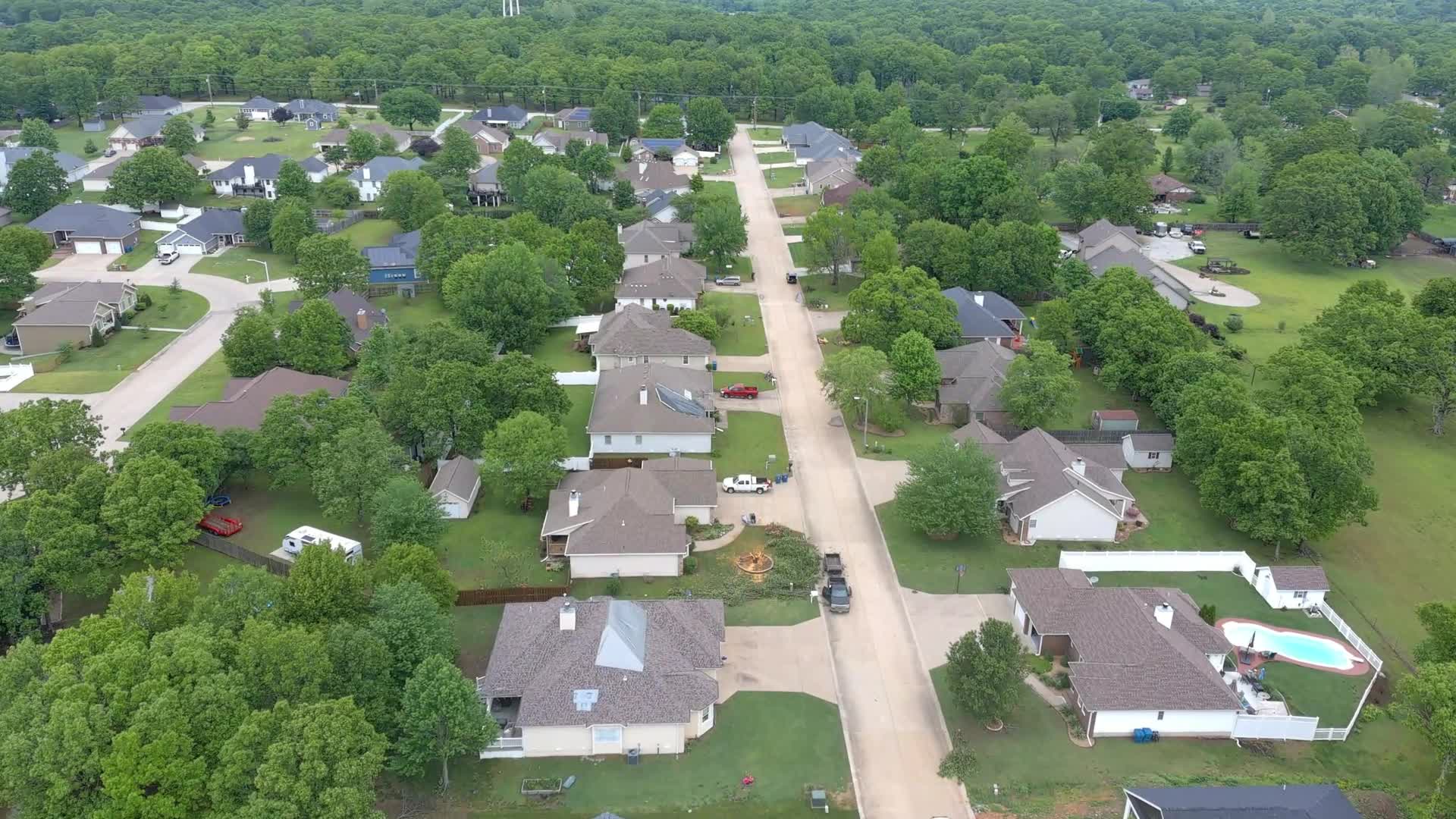 Drone Video Carl Junction Tornado Damage May 2, 2024 KSNF/KODE