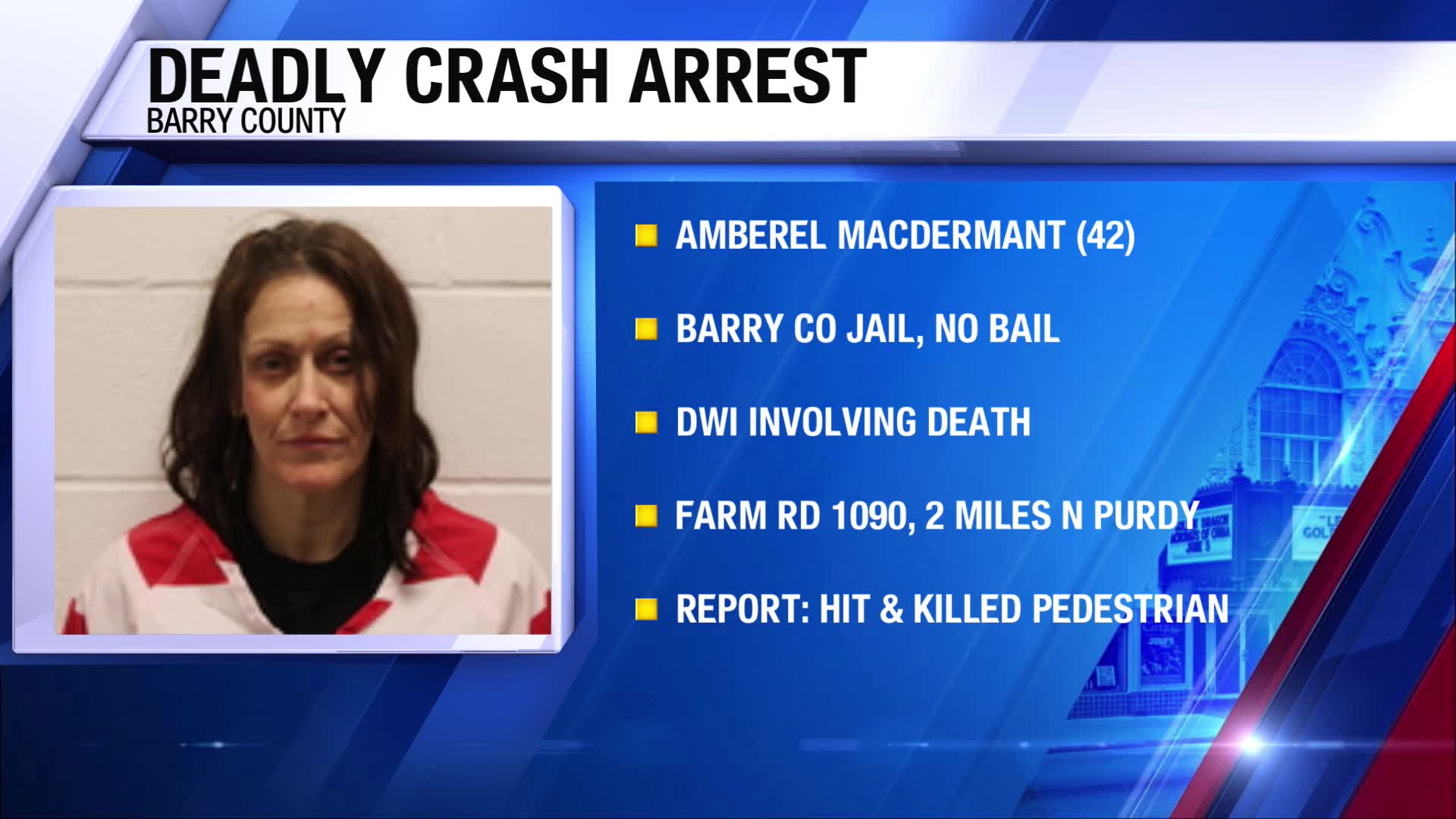 Woman charged with DUI after fatal crash near Purdy – KSNF/KODE ...
