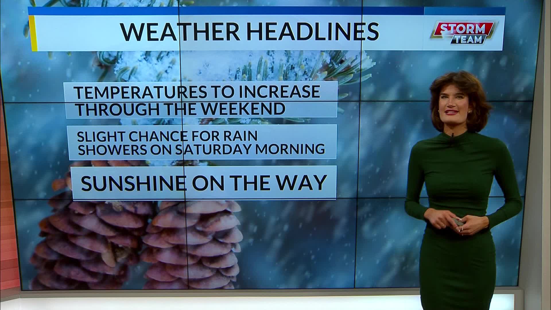Rain showers expected for Saturday morning and warm-up ahead ...