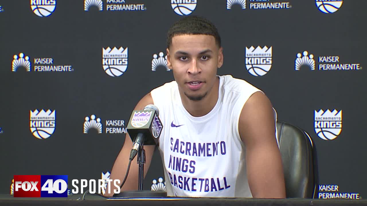 Keegan Murray on his defensive performance in the Kings 132-120 win ...