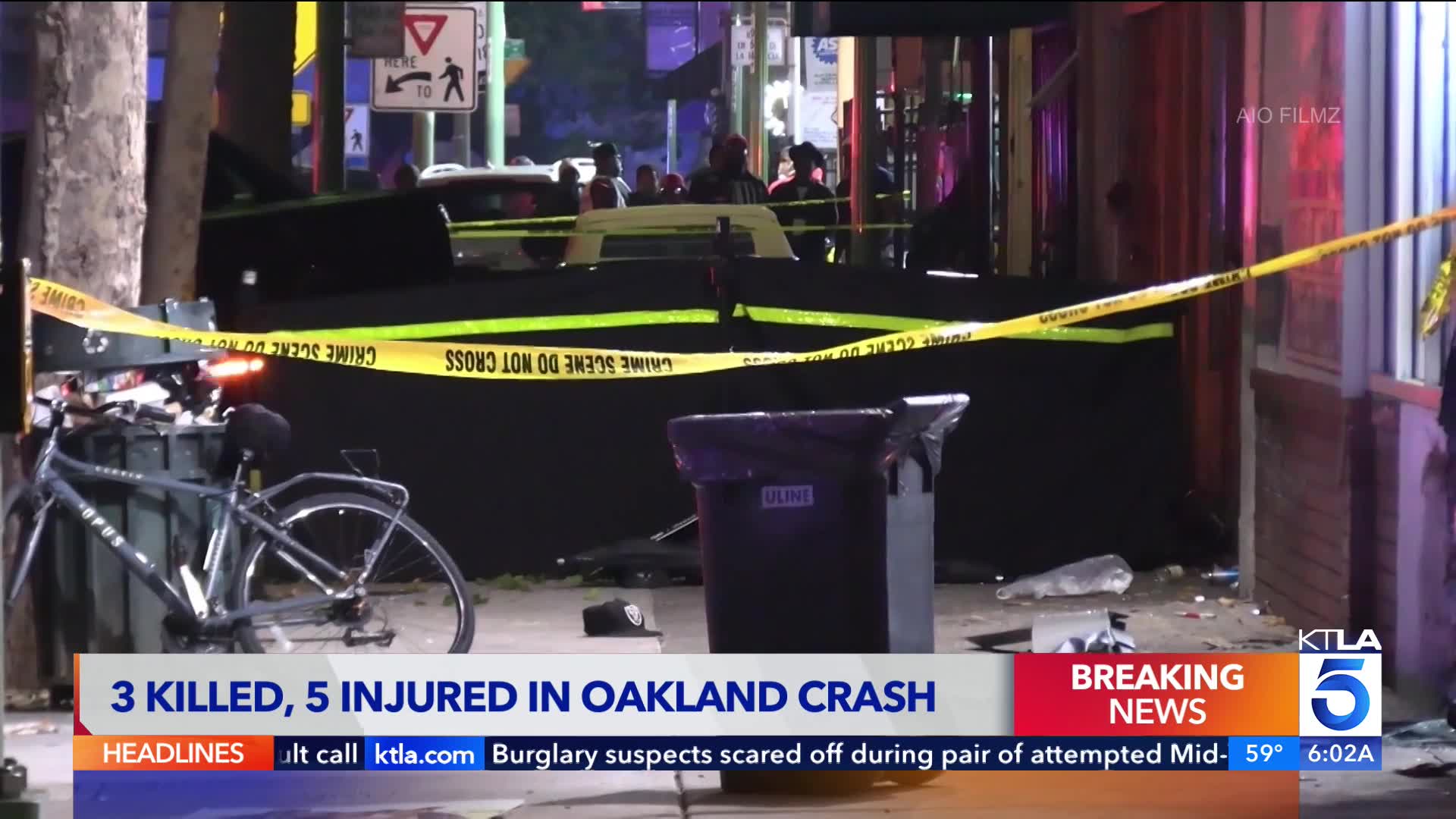 3 killed, more injured after driver crashes into crowd in Oakland – KTLA
