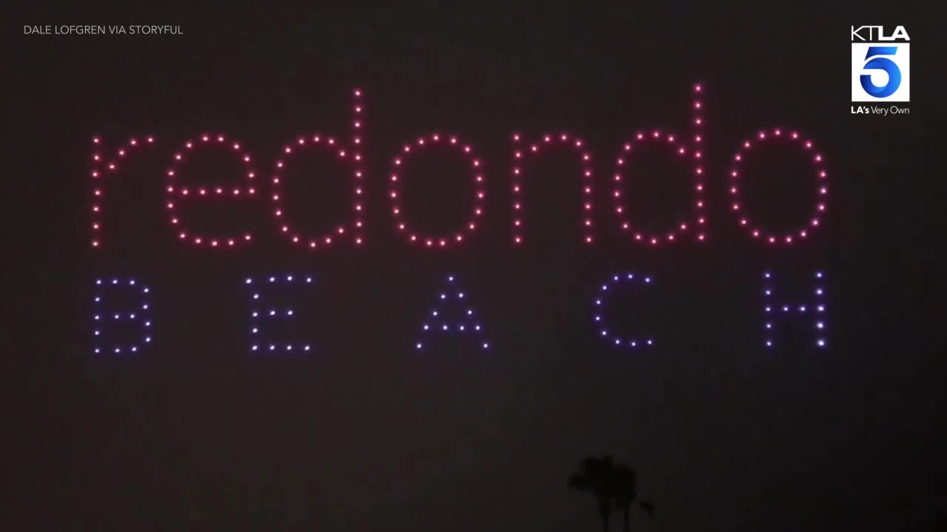 4th of July drone show dazzles crowd in Redondo Beach KTLA