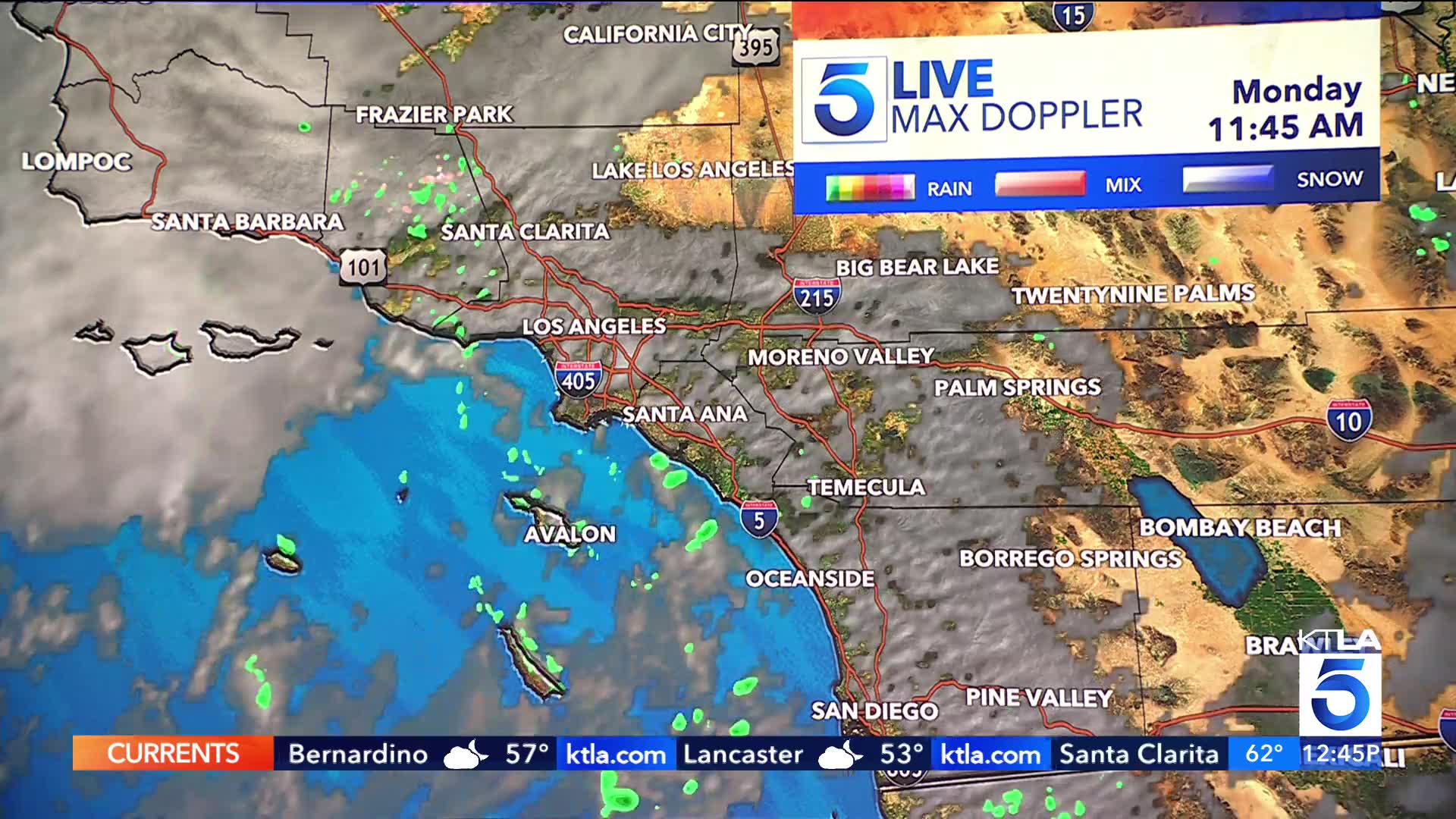 Sunny skies expected to return by midweek for Southern California – KTLA