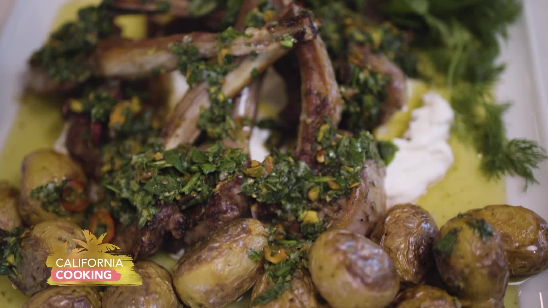 Jessica makes lamb chops with herb sauce for Easter KTLA